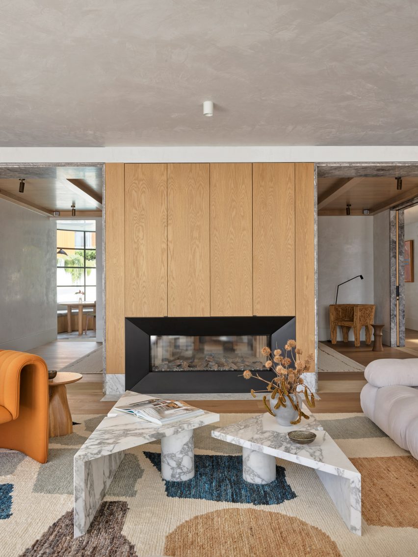 Living room interior of Pacific House designed by Alexander & Co