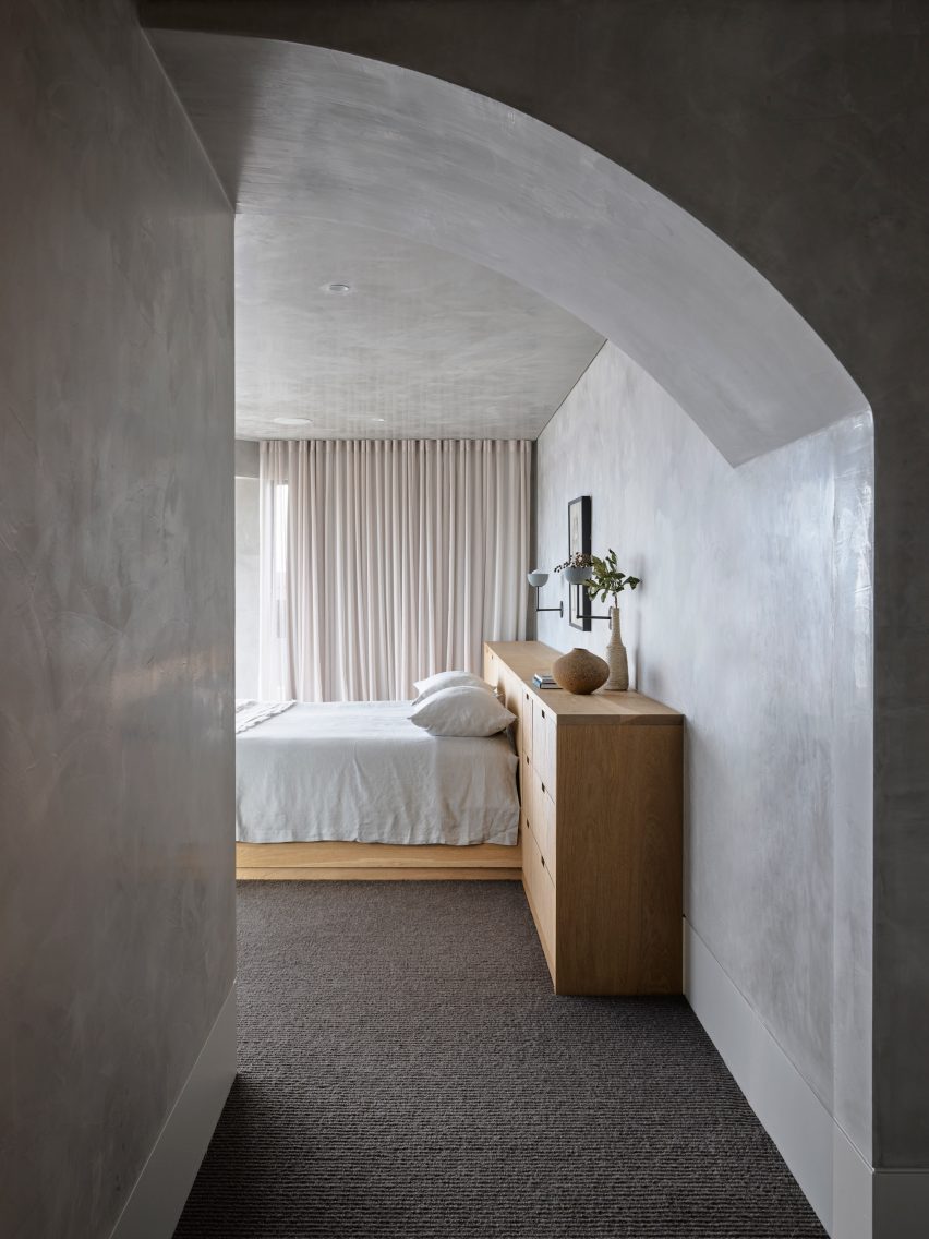 Bedroom interior of Pacific House designed by Alexander & Co