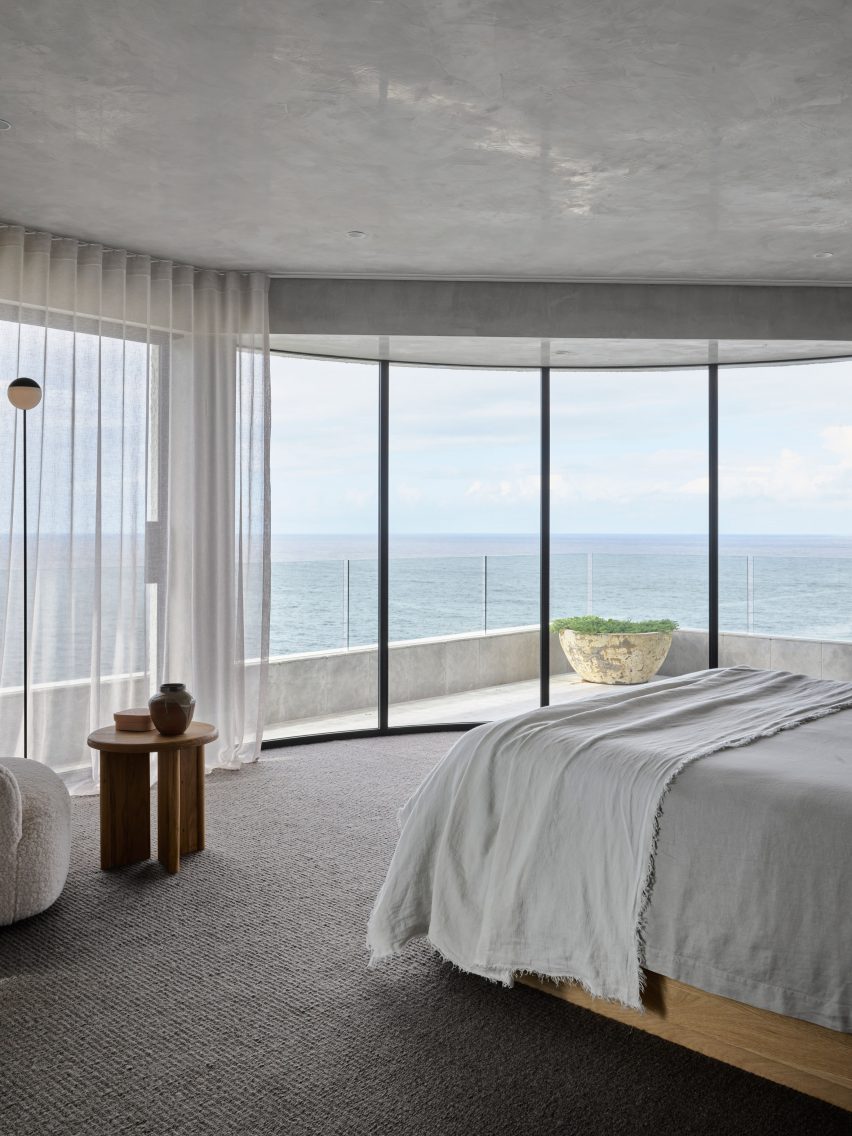 Bedroom interior of Pacific House designed by Alexander & Co