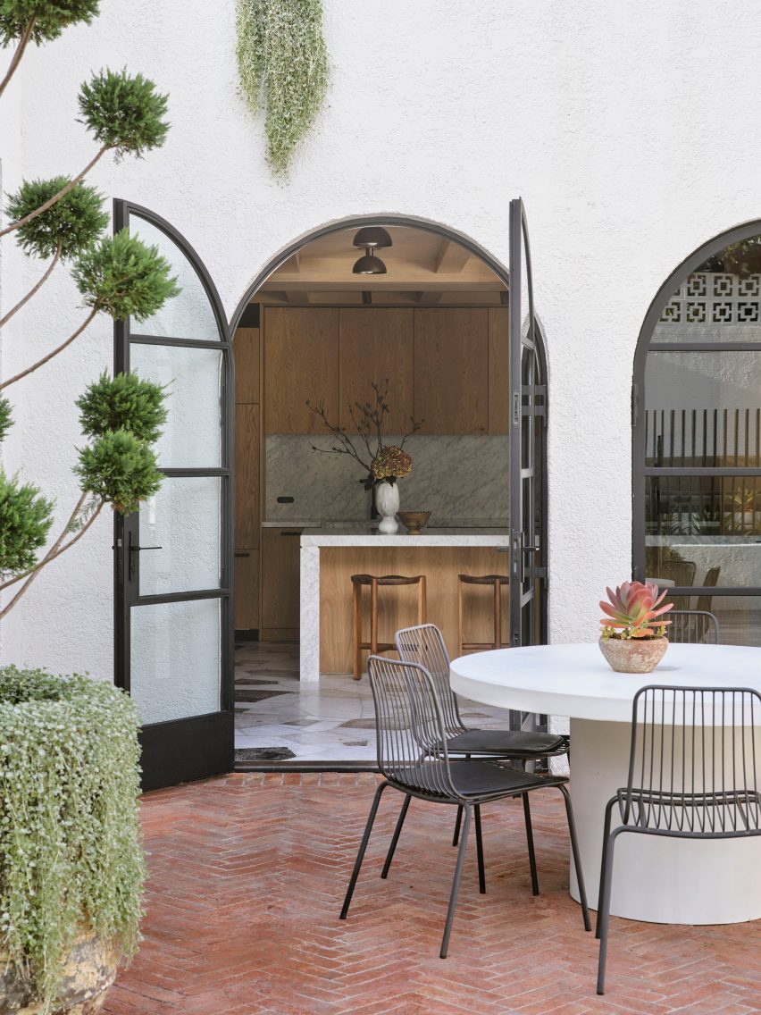 Garden of Pacific House designed by Alexander & Co