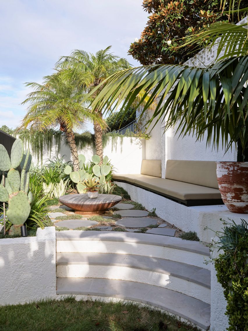 Garden of Pacific House designed by Alexander & Co