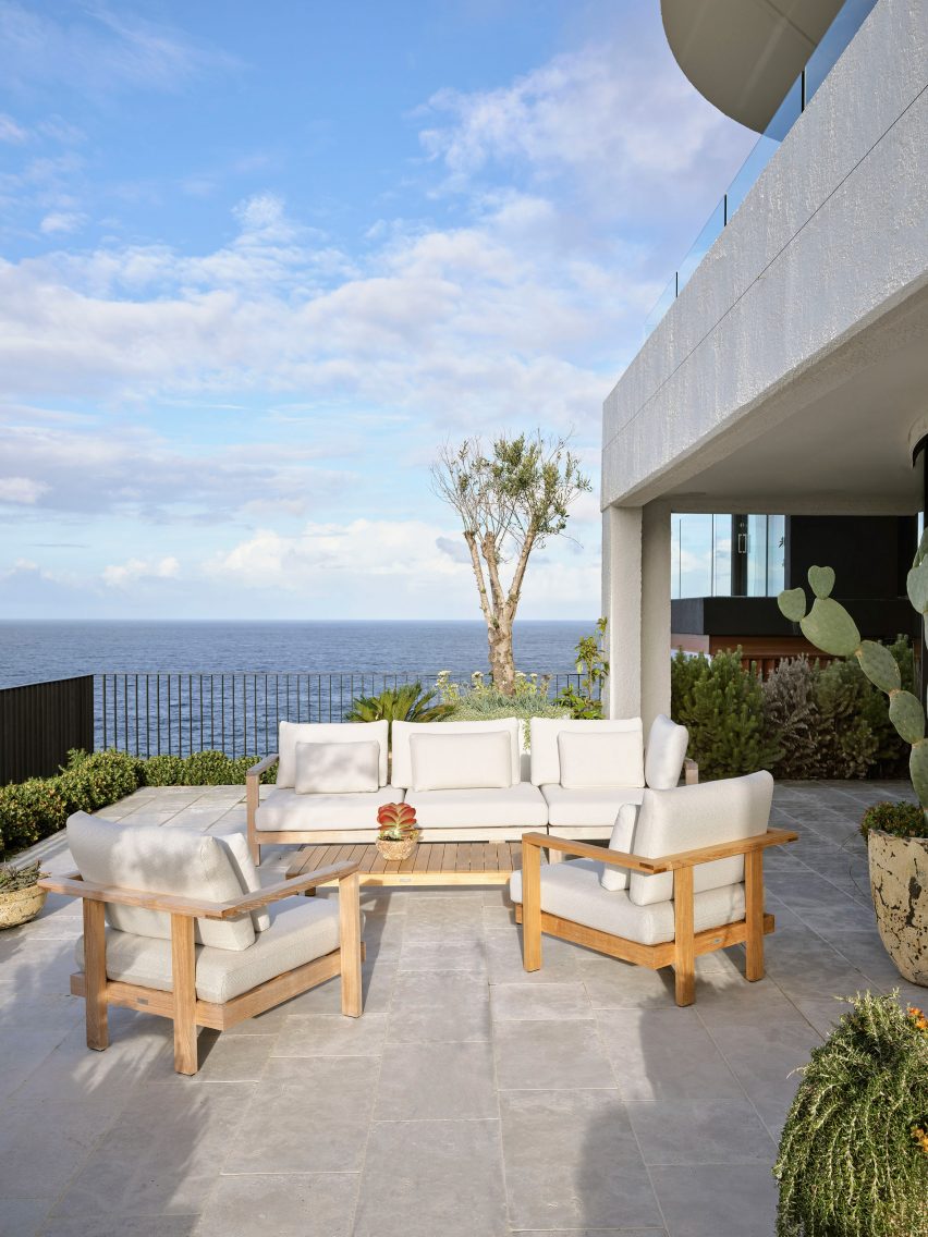 Garden of Pacific House designed by Alexander & Co