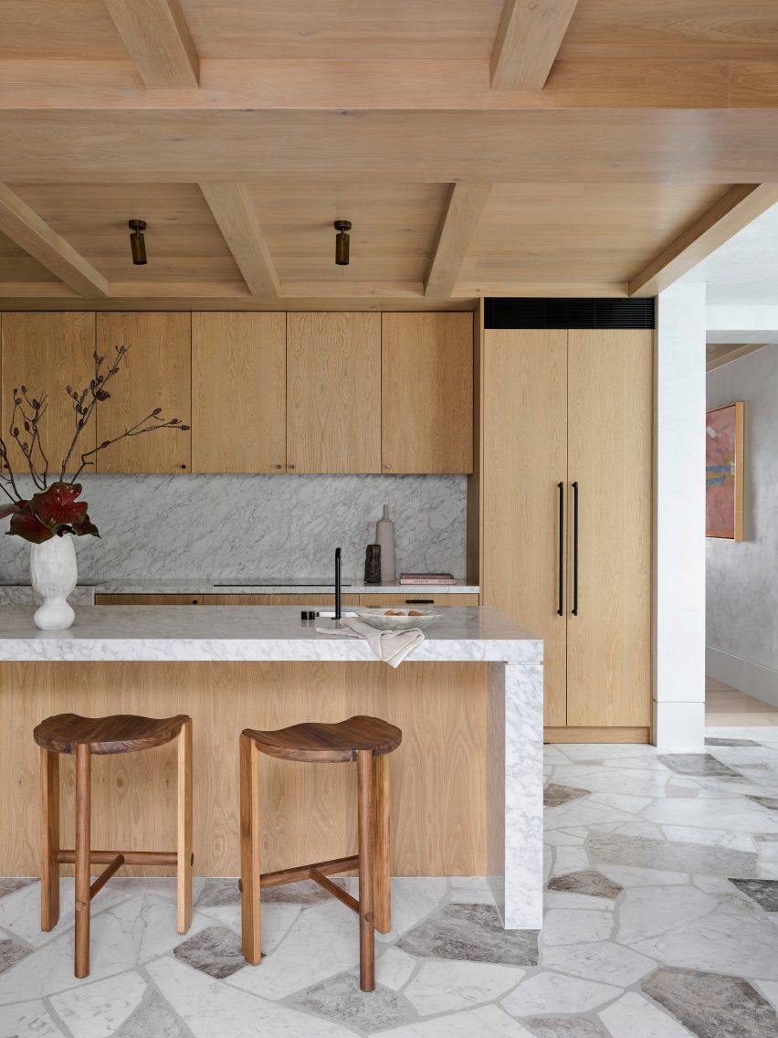 Kitchen interior of Pacific House designed by Alexander & Co