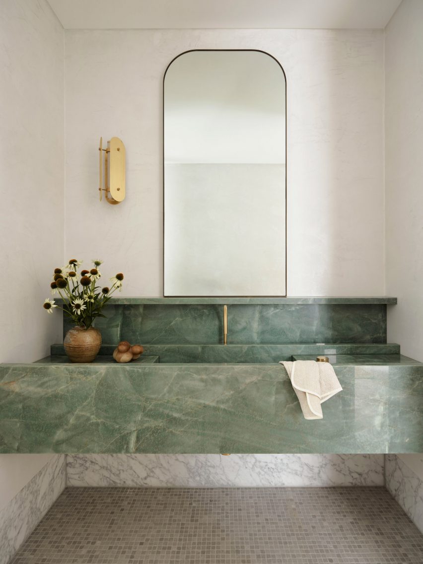 Bathroom interior of Pacific House designed by Alexander & Co