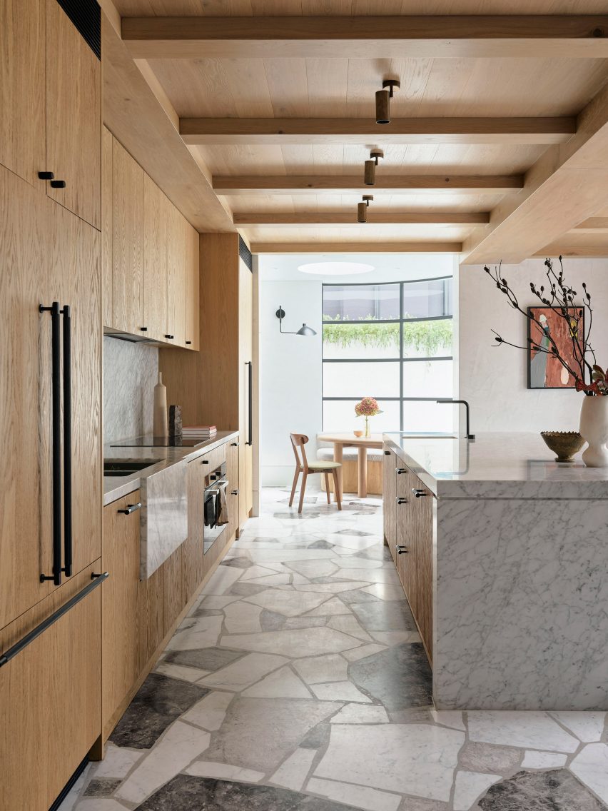 Kitchen interior of Pacific House designed by Alexander & Co