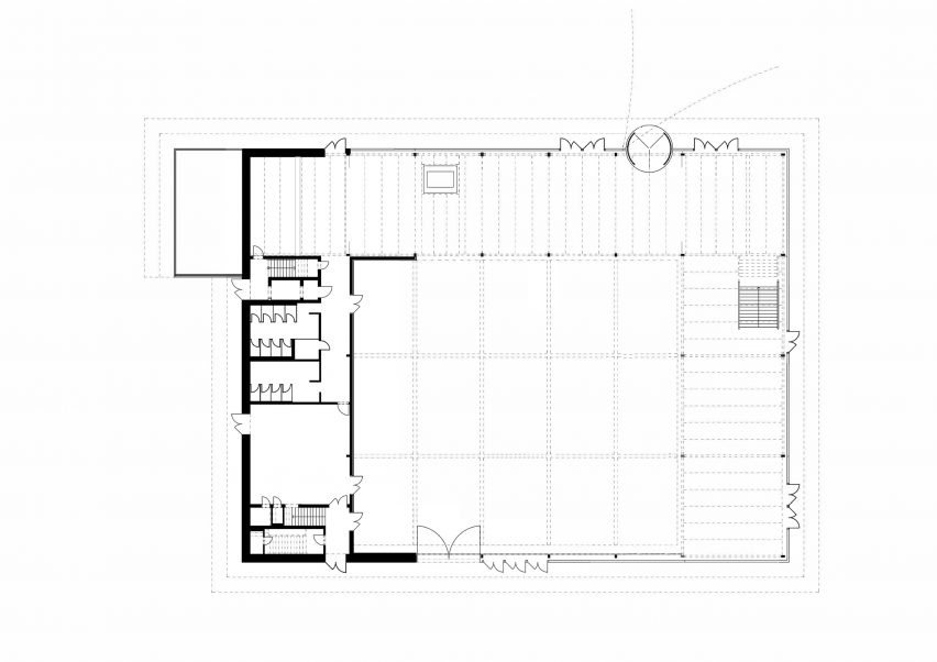 Ground floor plan drawing