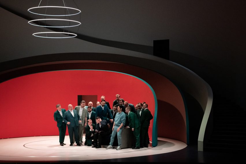 Pierre Yovanovitch set design for Rigoletto at Theatre Basel