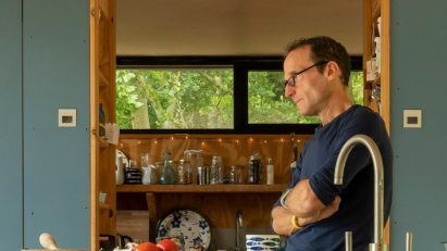 Piers Taylor in his kitchen