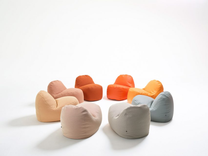 Pinto beanbag chair by Alexander Lotersztain for Derlot