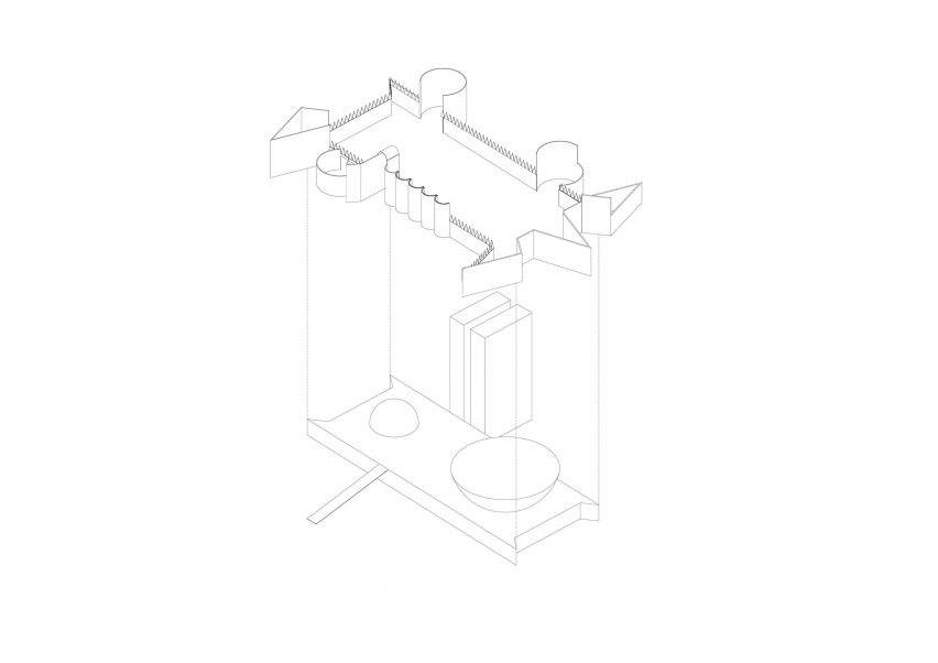 Plans for Castillo Congresso by Opposite Office, Brasília