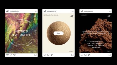 Social posts about different plastic alternatives by A Plastic Planet