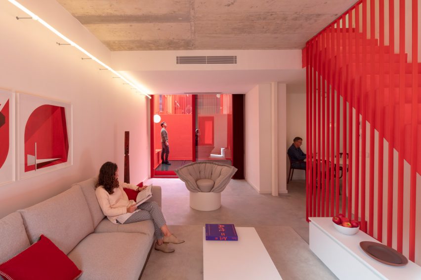 Interior of Las Casitas in Project Gomila by MVRDV and GRAS Reynés Arquitectos