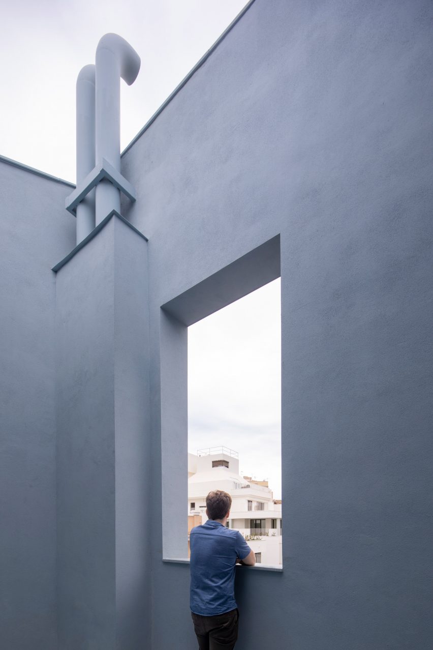 Window of Las Fabri-Casas in Project Gomila by MVRDV and GRAS Reynés Arquitectos