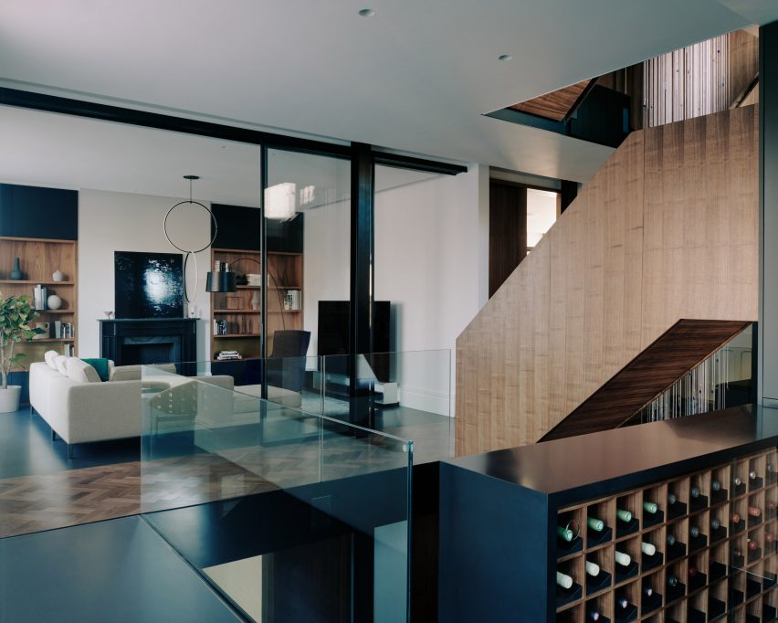 Interior at Quatrefoil House by Hyde + Hyde
