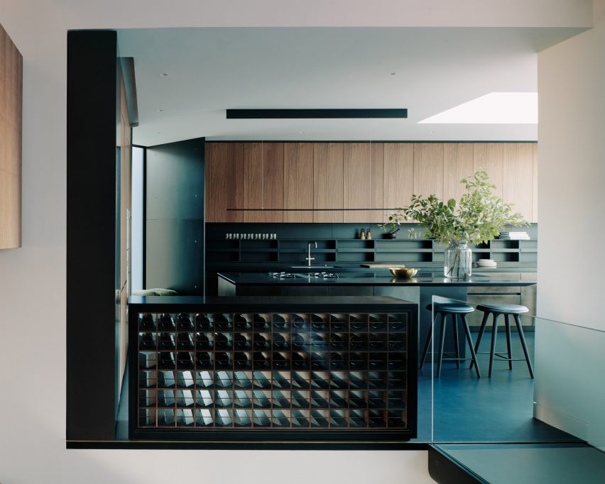 Interior of the Quatrefoil House by Hyde + Hyde
