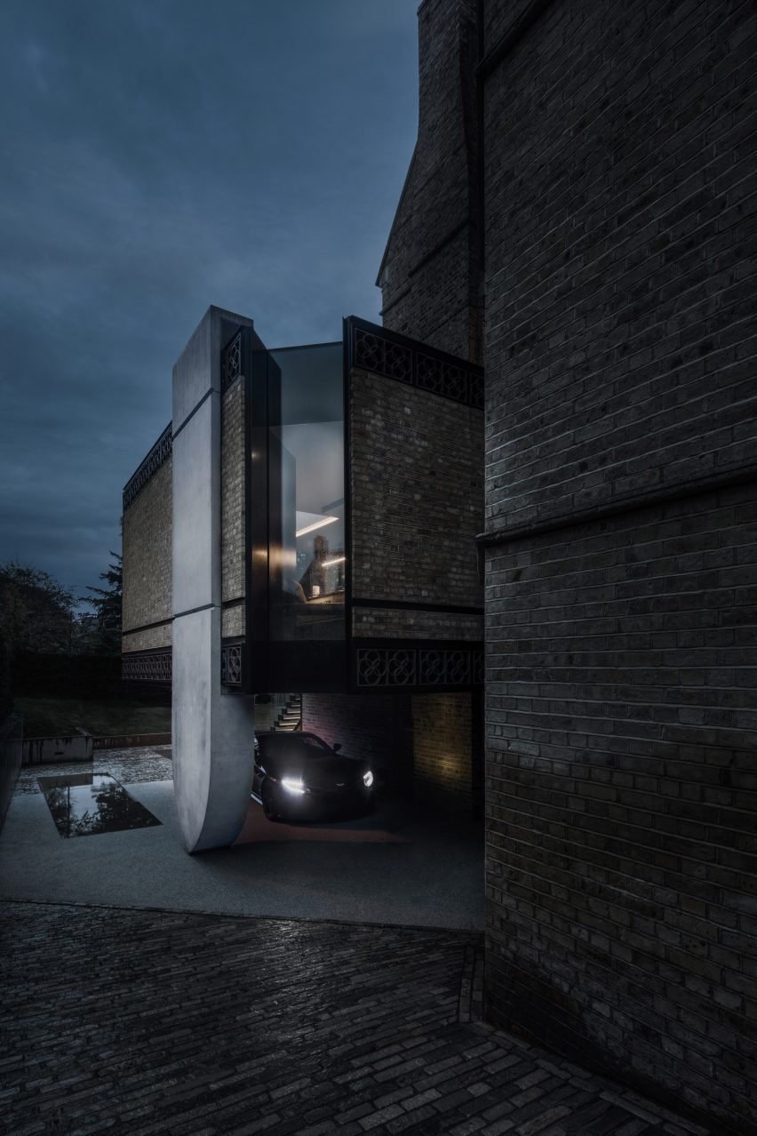 Exterior of Quatrefoil House by Hyde + Hyde