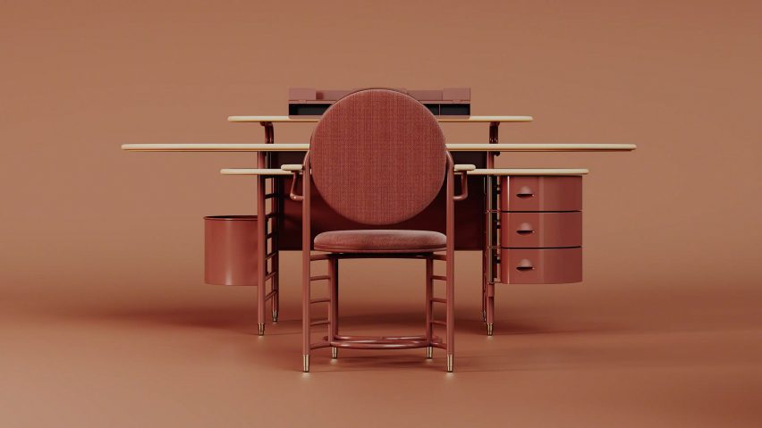 Steelcase frank lloyd wright furniture