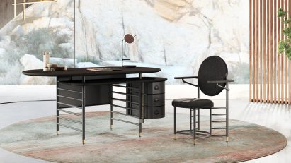 Racine collection steelcase Wright in black