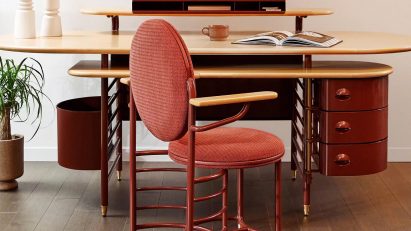 Frank Lloyd Wright steelcase desk
