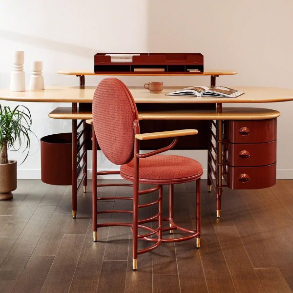 Frank Lloyd Wright steelcase desk