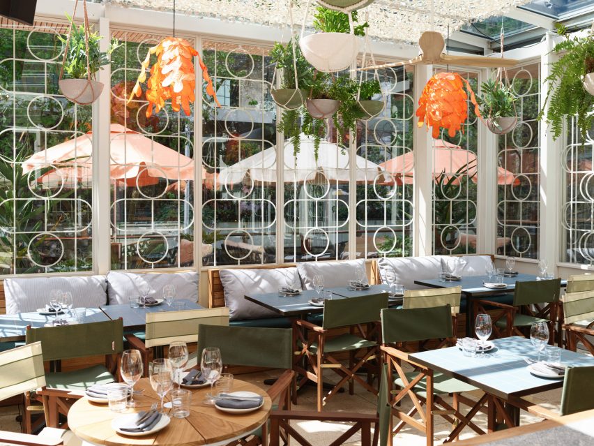 Interior of RAFI restaurant in Sydney, designed by Luchetti Krelle