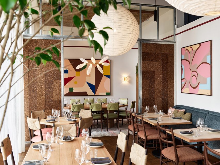Interior of RAFI restaurant in Sydney, designed by Luchetti Krelle