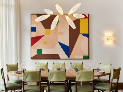 Interior of RAFI restaurant in Sydney, designed by Luchetti Krelle