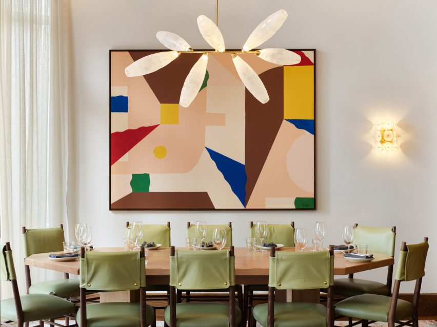 Interior of RAFI restaurant in Sydney, designed by Luchetti Krelle