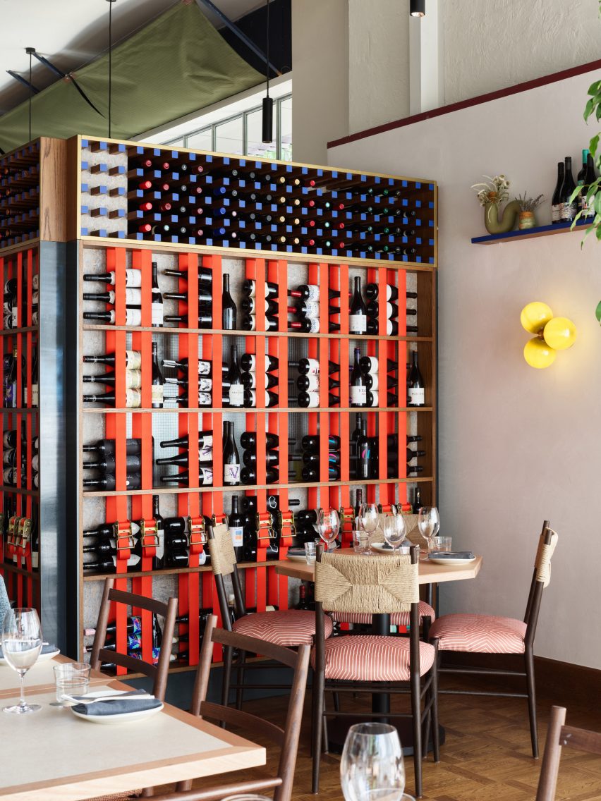 Interior of RAFI restaurant in Sydney, designed by Luchetti Krelle