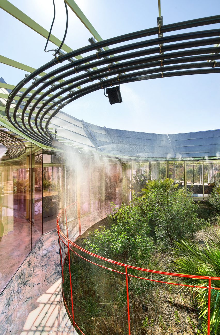 Water irrigation in Rambla Climate-House by Andrés Jaque, Office for Political Innovation and Miguel Mesa del Castillo