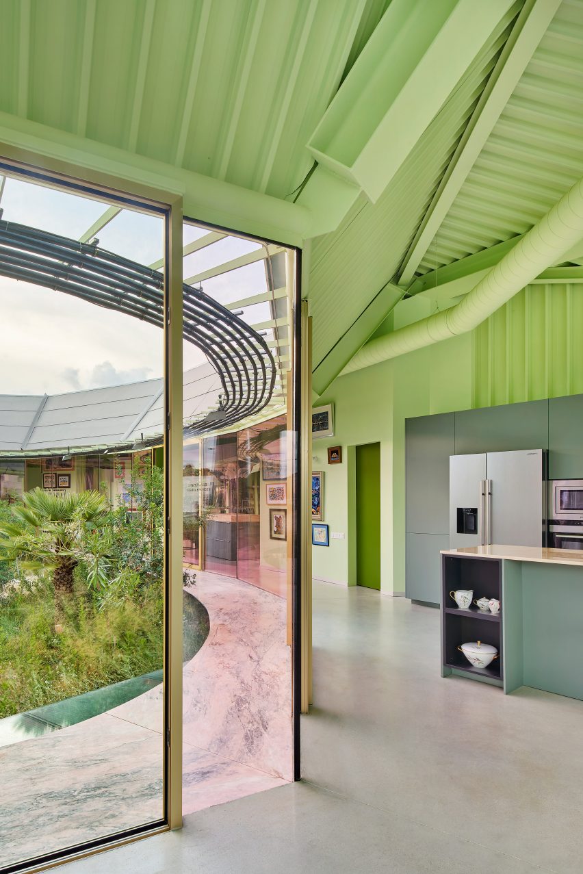 Kitchen in Rambla Climate-House by Andrés Jaque, Office for Political Innovation and Miguel Mesa del Castillo