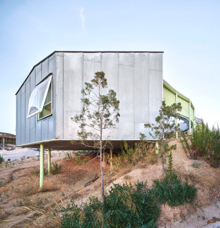 Exterior of Rambla Climate-House by Andrés Jaque, Office for Political Innovation and Miguel Mesa del Castillo