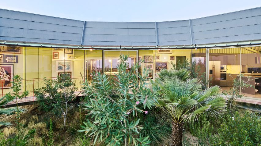 Plants and trees in Rambla Climate-House by Andrés Jaque, Office for Political Innovation and Miguel Mesa del Castillo
