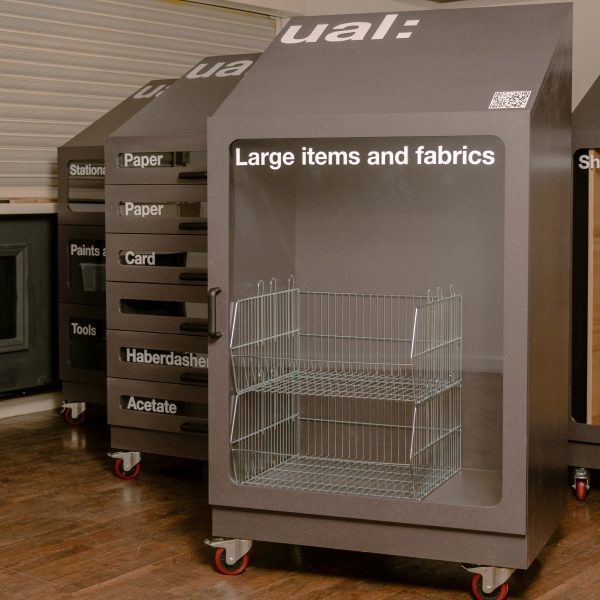 Three material Re-Use Units by University of the Arts London (UAL)