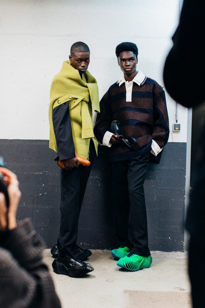 Models at a Botter fashion show