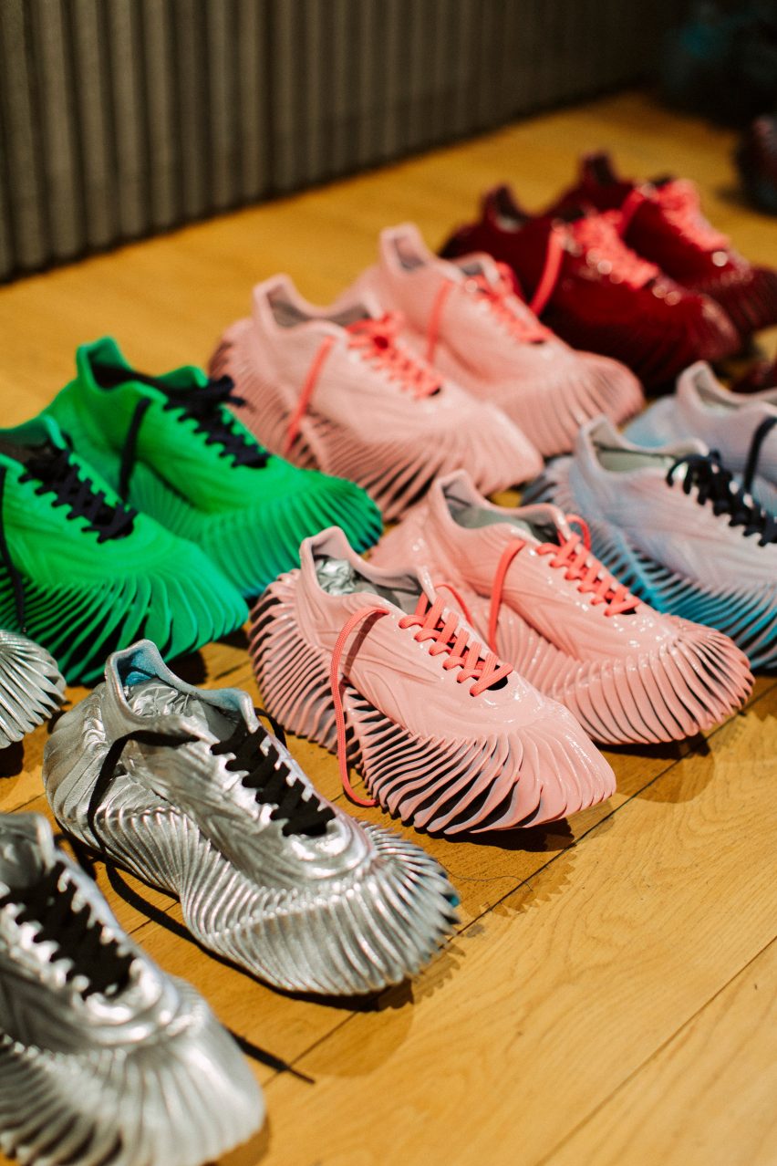 A collection of Reebok x Botter Snearkers