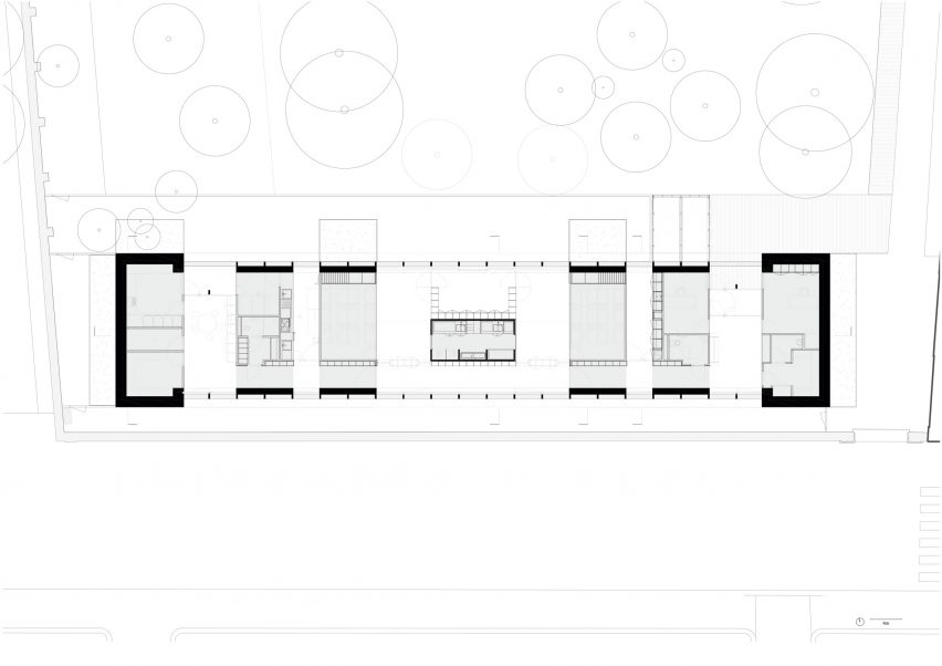 Plan of Nursery by Régis Roudil architects