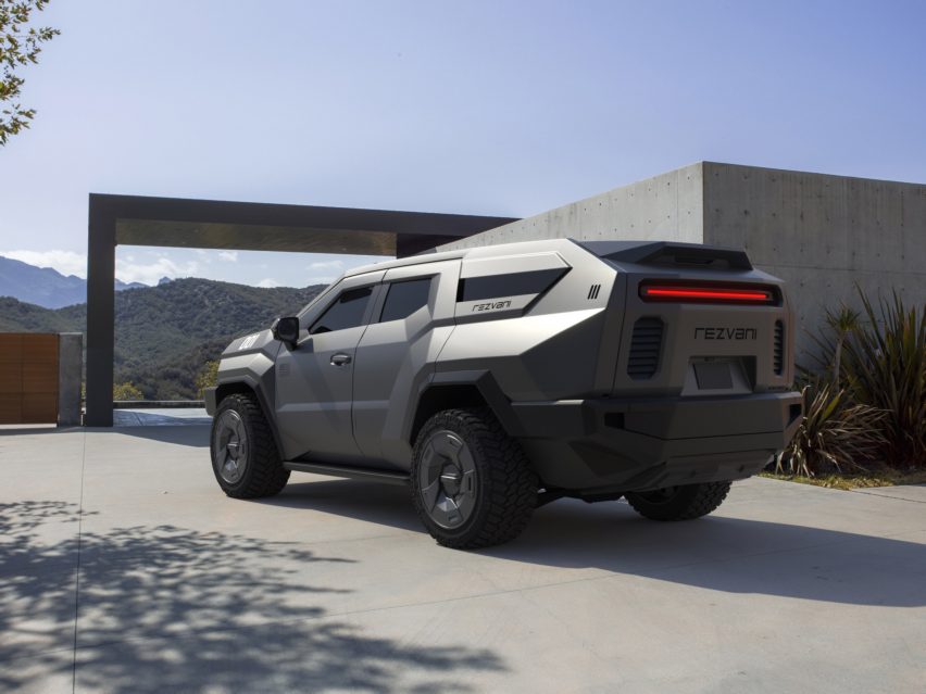 Rezvani motors aggressive car