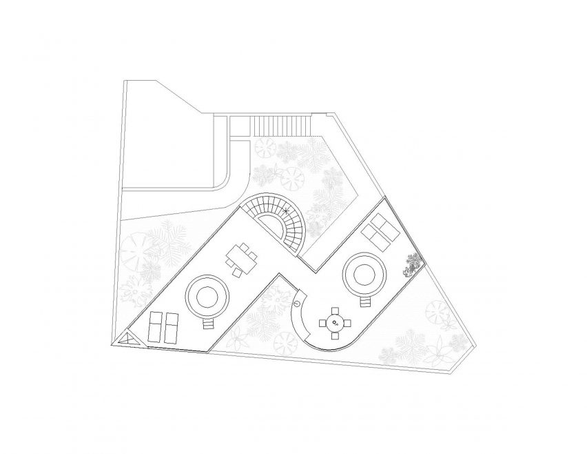 Rooftop floor plan