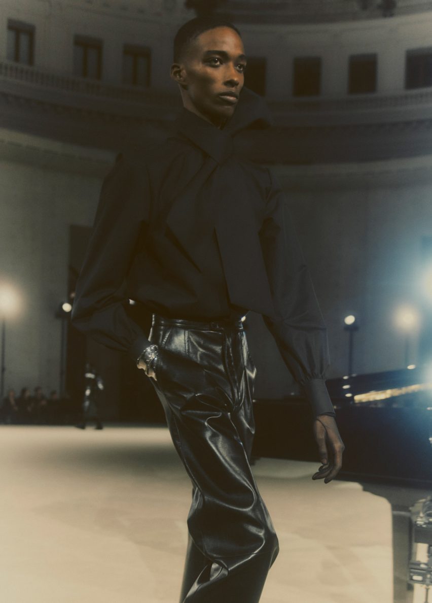 Saint Laurent Autumn Winter 2023 at Bourse de Commerce