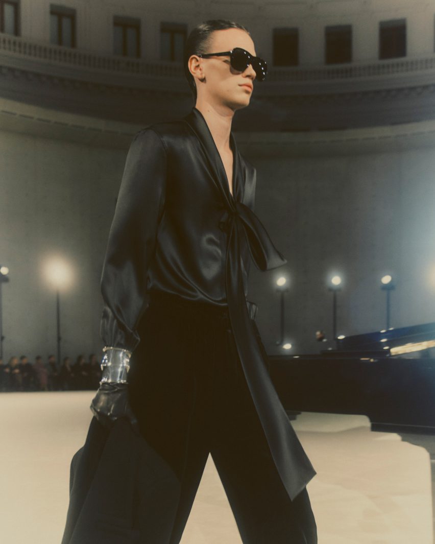Saint Laurent Autumn Winter 2023 at Bourse de Commerce
