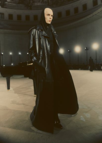 Interior image of the Saint Laurent show