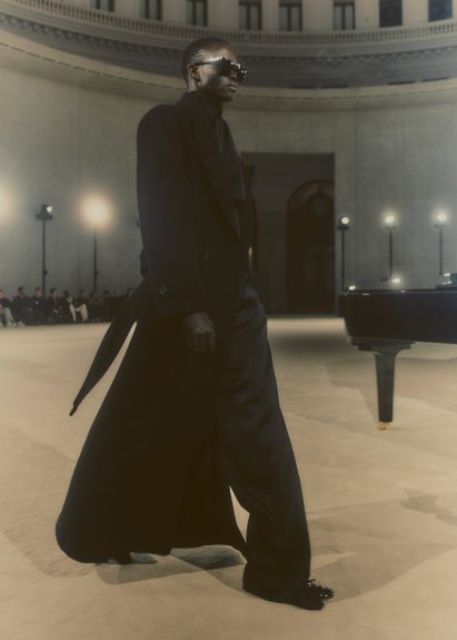 Image of a model at the show