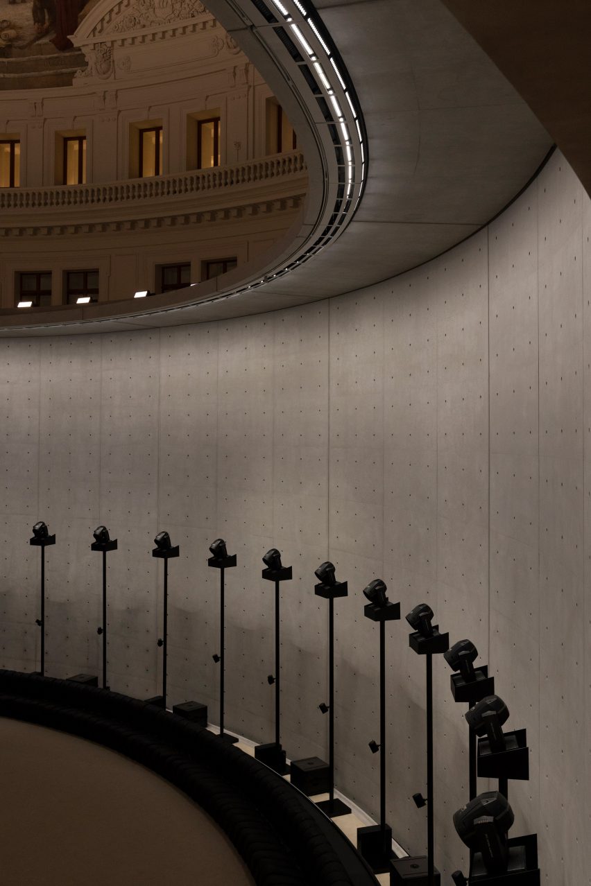 Saint Laurent Autumn Winter 2023 at Bourse de Commerce