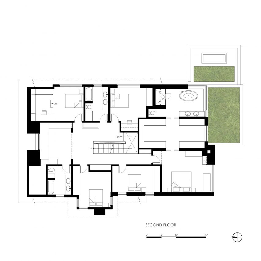 Second floor plan