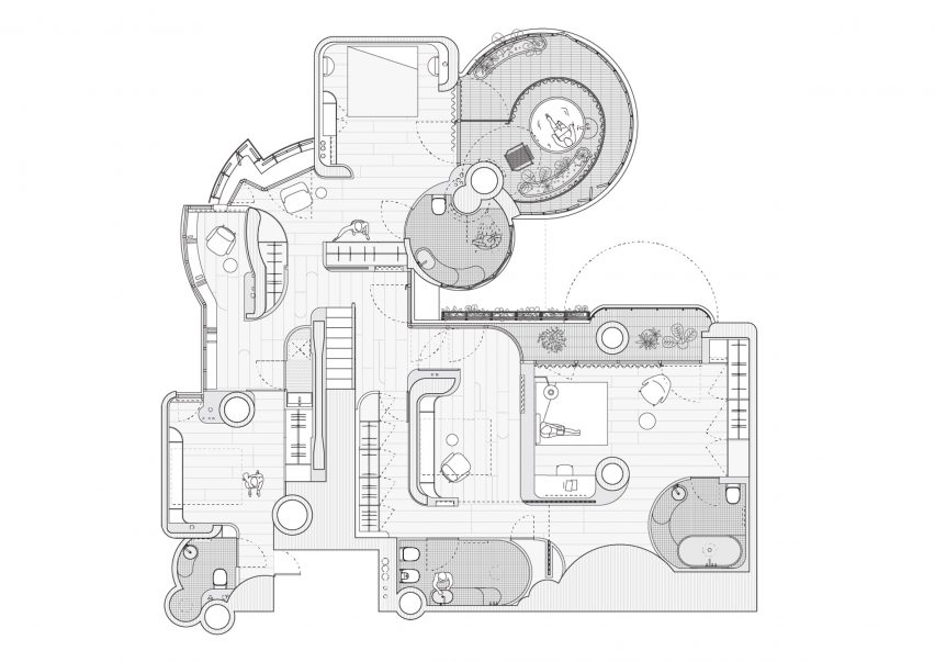 Second floor plan