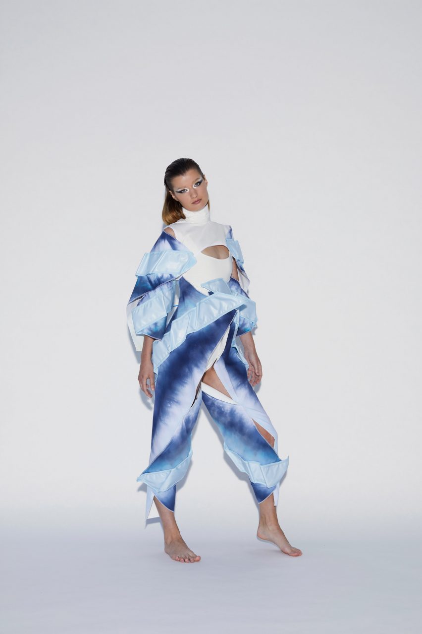 Model wearing Soft Assembly clothing by Pola Demianiuk