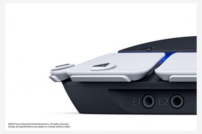 Buttons on a game console controller