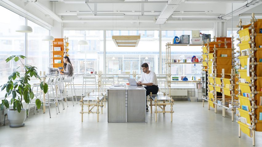Space10 ground floor Copenhagen headquarters by Spacon & X
