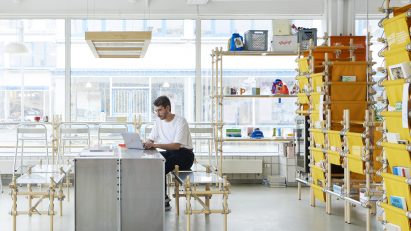 Space10 ground floor Copenhagen headquarters by Spacon & X